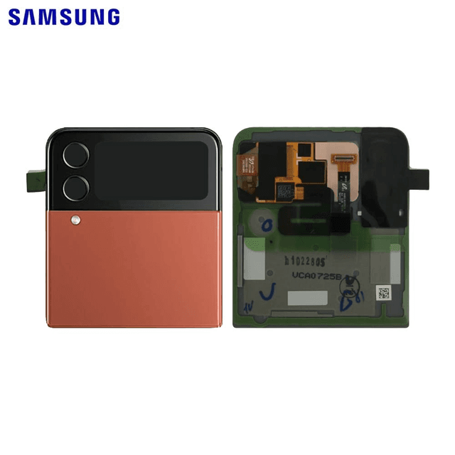 Cache Arrière Original Samsung Galaxy Z Flip 4 5G F721 GH97-27947H (Supérieur) Rouge