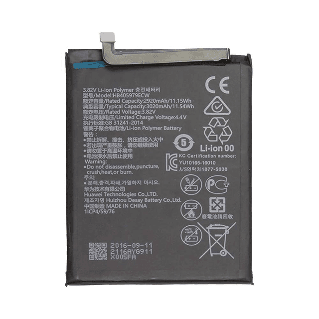 Batterie Premium Huawei Y5 2018/Nova/Y5p/Y6S/Y5 2019/Y6 2019 Honor 8A HB405979ECW