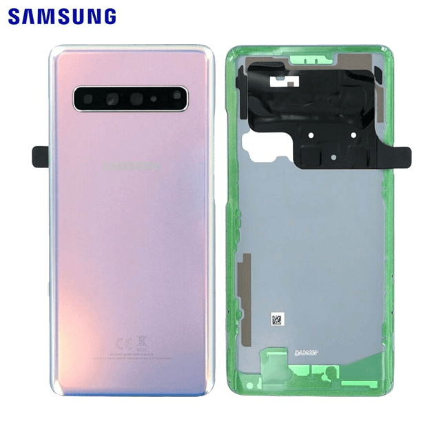 Cache Arrière Original Samsung Galaxy S10 5G G977 GH82-19500A Crown Silver