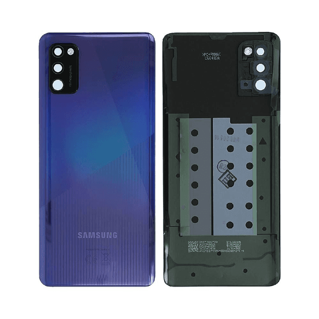 Cache Arrière Premium Samsung Galaxy A41 A415 Bleu Prism
