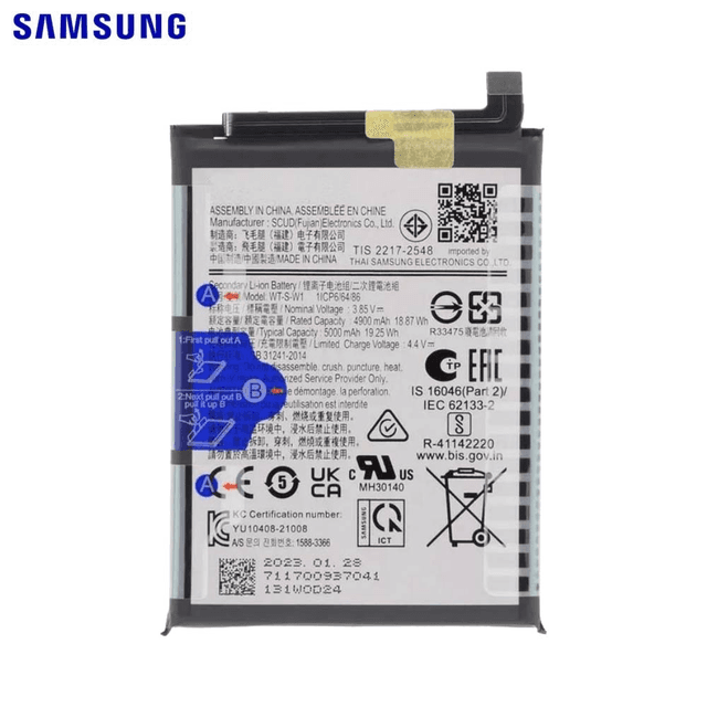 Batterie Original Samsung Galaxy A14 5G A146P GH43-05150A GH81-23314A WT-S-W1