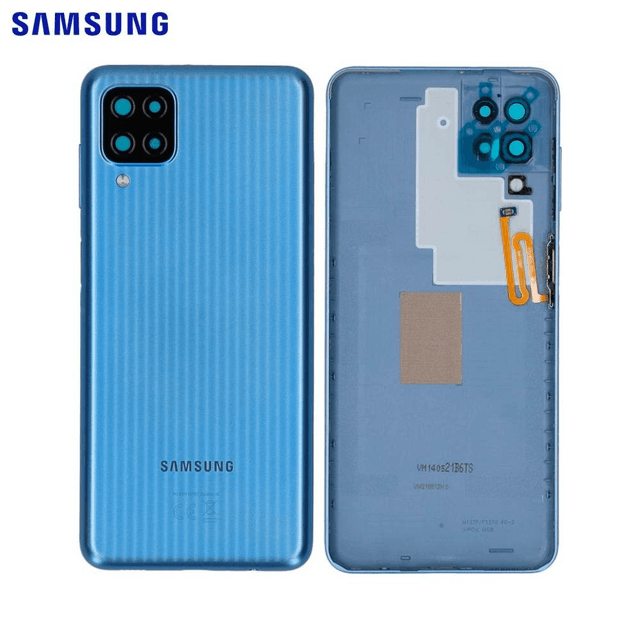 Cache Arrière Original Samsung Galaxy M12 M127 GH82-25046C Bleu