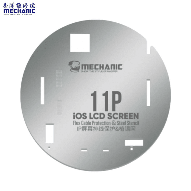 Pochoir de Polissage de Puce IC d'Écran Mechanic pour Apple iPhone 11 Pro