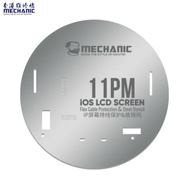Pochoir de Polissage de Puce IC d'Écran Mechanic pour Apple iPhone 11 Pro Max