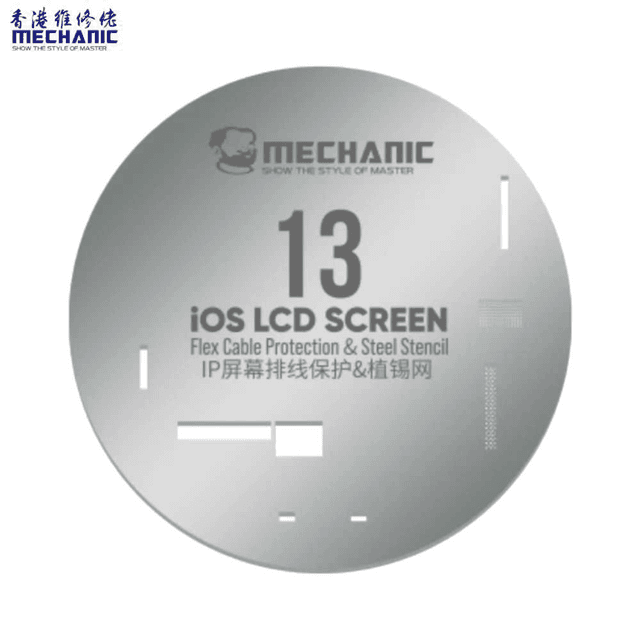Pochoir de Polissage de Puce IC d'Écran Mechanic pour Apple iPhone 13