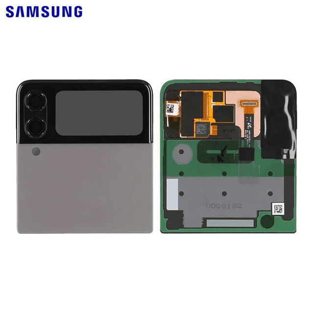 Cache Arrière Original Samsung Galaxy Z Flip 3 5G F711 GH97-26773G (Supérieur) Gris