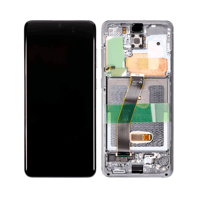 Ecran Tactile Oled avec Châssis Samsung Galaxy S20 G980/Galaxy S20 5G G981 Blanc