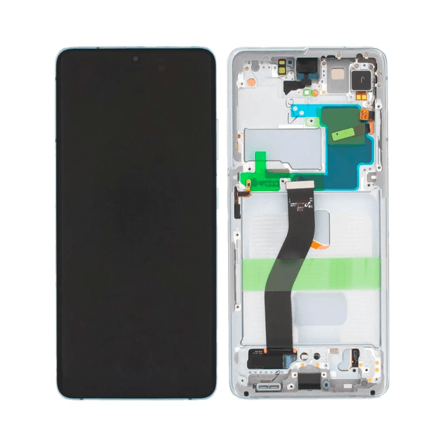 Ecran Tactile Oled avec Châssis Samsung Galaxy S21 Ultra 5G G998 Phantom Silver
