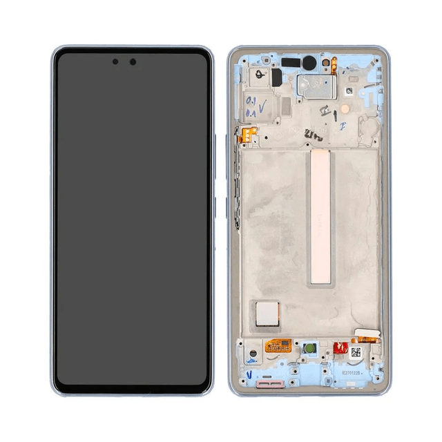 Ecran Tactile Oled avec Châssis Samsung Galaxy A53 5G A536 Bleu