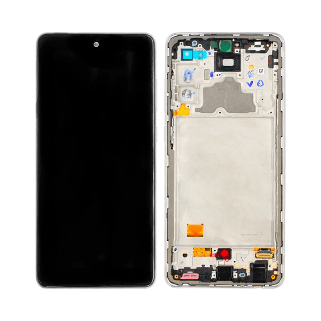 Ecran Tactile Oled avec Châssis Samsung Galaxy A72 4G A725 Awesome White