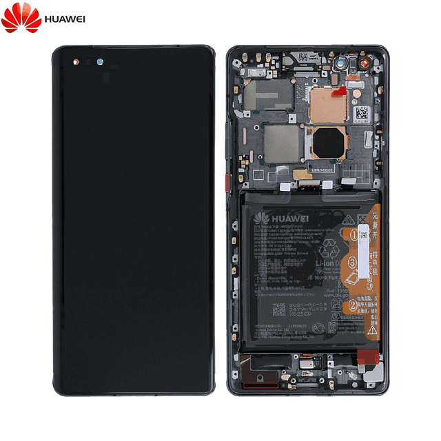 Bloc Écran Complet avec Châssis et Batterie Original Huawei Mate 40 Pro 02353YMT Noir