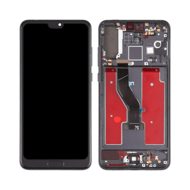 Ecran Tactile Original Refurb avec Châssis (PIEC) Huawei P20 Pro Noir