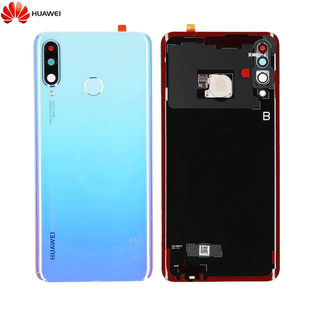 Cache Arrière Original Huawei P30 Lite/P30 Lite New Edition 02352VBH Nacre