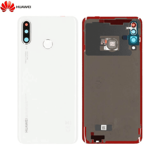 Cache Arrière Original Huawei P30 Lite/P30 Lite New Edition 02352RQB Blanc