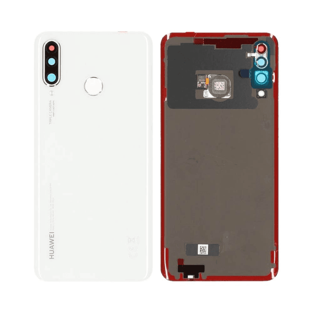 Cache Arrière Premium Huawei P30 Lite/P30 Lite New Edition Blanc