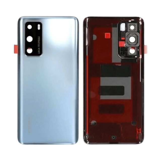 Cache Arrière Premium Huawei P40 Argent Givre