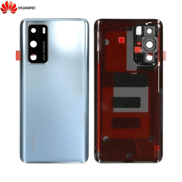 Cache Arrière Original Huawei P40 02353MGF Argent Givre