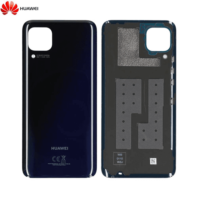 Cache Arrière Original Huawei P40 Lite 02353MVD Noir Carbone