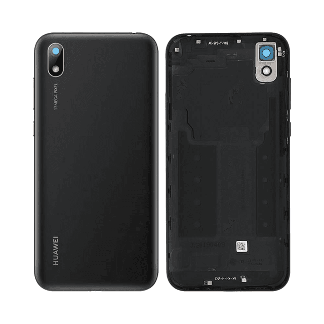 Cache Arrière Premium Huawei Y5 2019 Noir Carbone