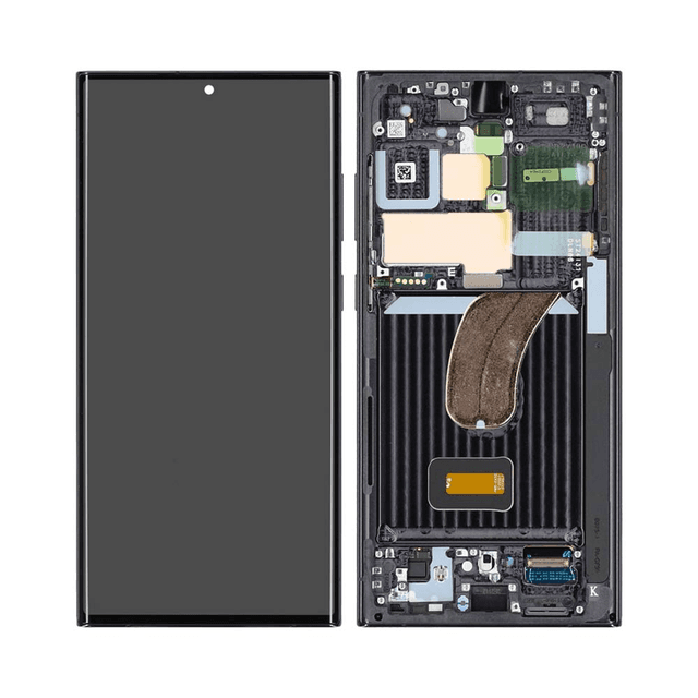 Ecran Tactile Oled avec Châssis Samsung Galaxy S23 Ultra 5G S918 Noir