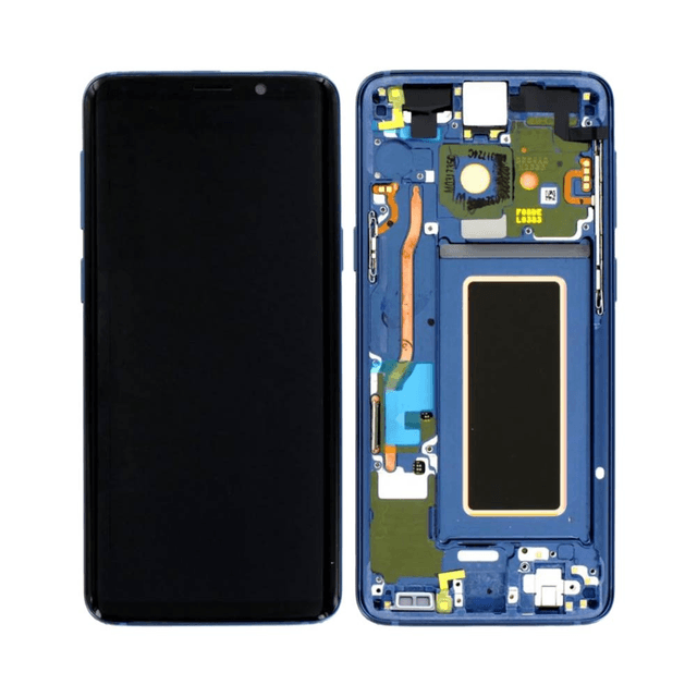 Ecran Tactile Oled avec Châssis Samsung Galaxy S9 G960 Bleu