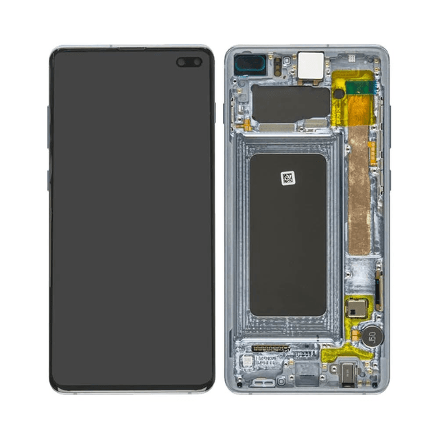 Ecran Tactile Soft Oled avec Châssis Samsung Galaxy S10 Plus G975 Bleu