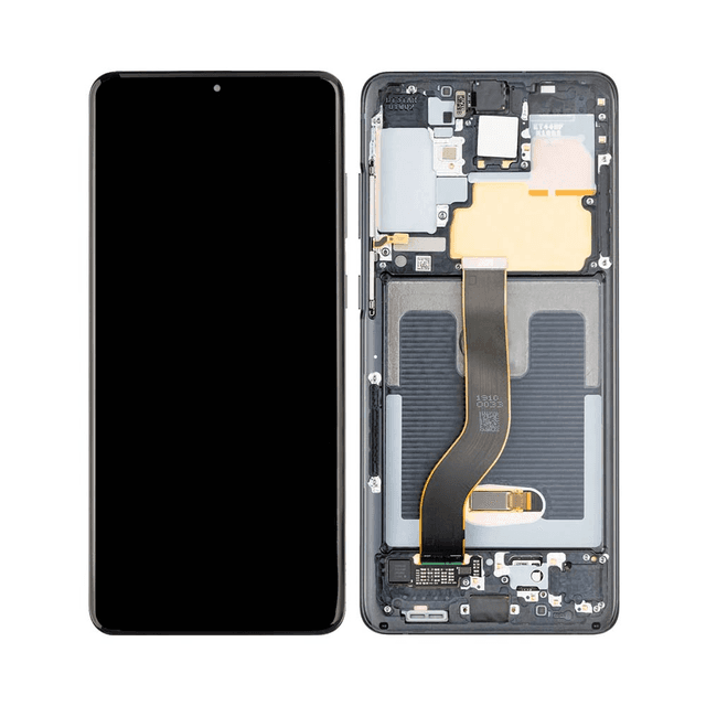 Ecran Tactile Oled avec Châssis Samsung Galaxy S20 Plus 5G G986/Galaxy S20 Plus G985 Noir