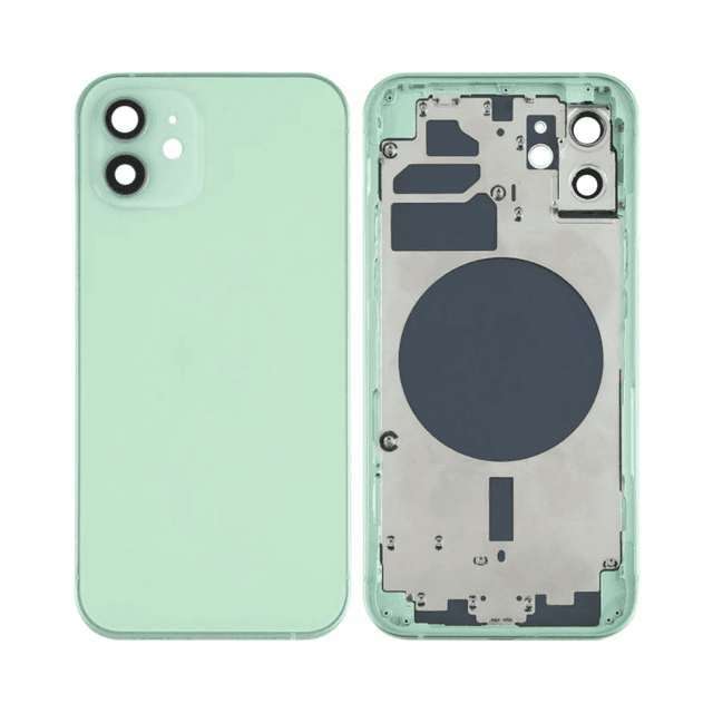 Coque de Réparation Apple iPhone 12 (Without Parts) Vert