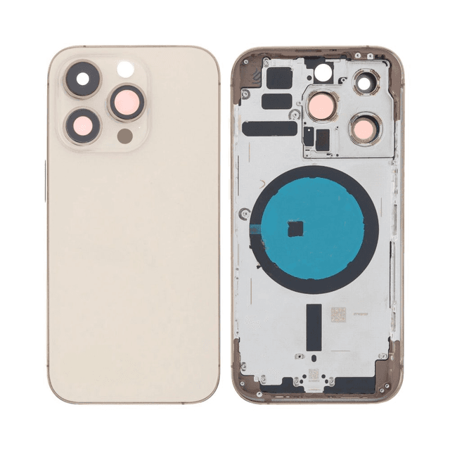 Coque de Réparation Apple iPhone 14 Pro (Without Parts) Or
