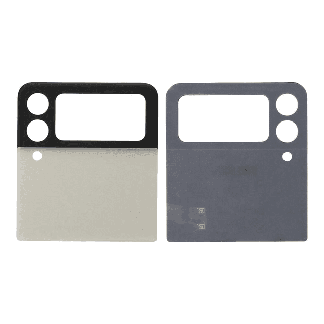 Cache Arrière Premium Samsung Galaxy Z Flip 3 5G F711 (Supérieur) Crème