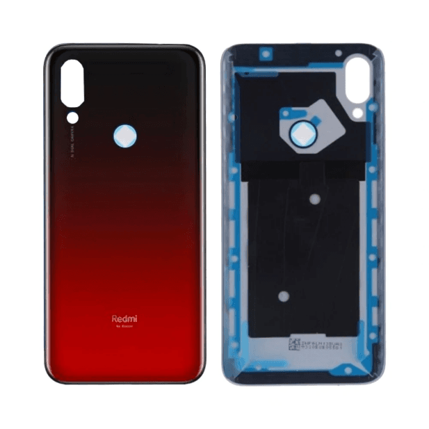 Cache Arrière Premium Xiaomi Redmi 7 Rouge Lunaire