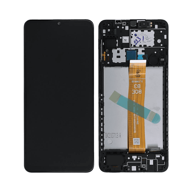 Ecran Tactile Premium avec Châssis Samsung Galaxy A12 Nacho A127 Noir