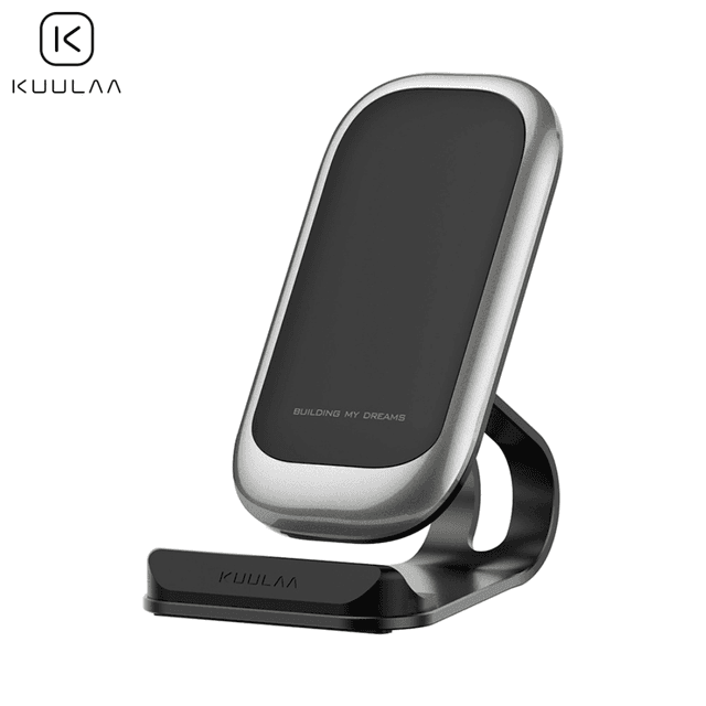 Support de Charge sans Fil pour Smartphone Kuulaa KL-ZJ01 Argent