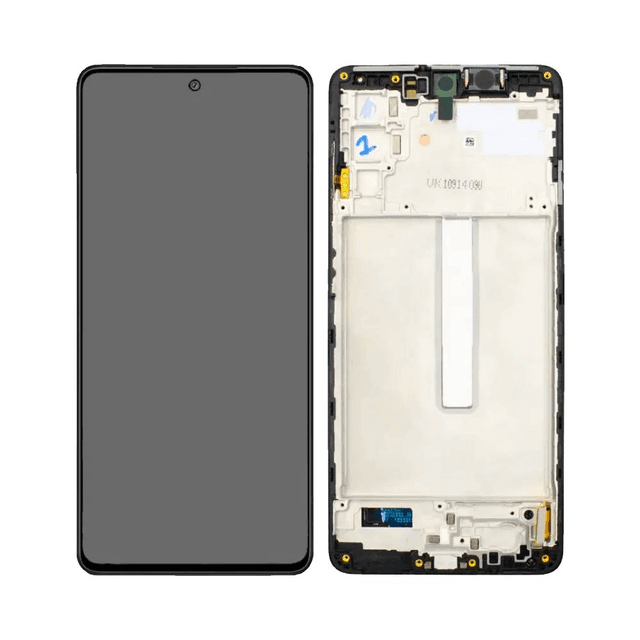 Ecran Tactile Oled avec Châssis Samsung Galaxy M52 5G M526 (Original Size) Noir