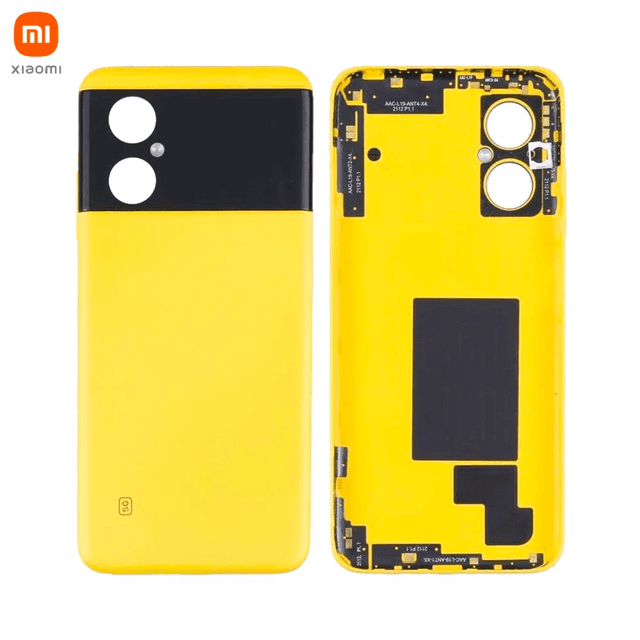 Cache Arrière Original Xiaomi Poco M4 5G 550500024R9X Jaune POCO