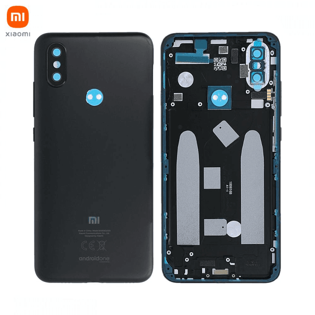 Cache Arrière Original Xiaomi Mi A2 5606200580B6 Noir