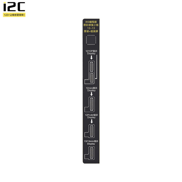 Carte i6S i2C True Tone iPhone 12 Series, iPhone 13, 13 mini, 14, 14 Plus, 15 & 15 Plus (pour Écran Original et non-Original)