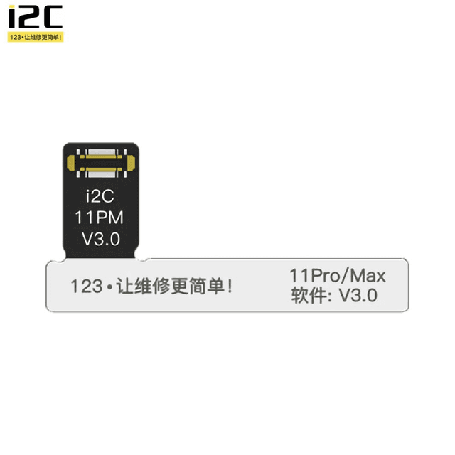 Nappe de Réparation Batterie i2C i6S Externe pour Apple iPhone 11 Pro & 11 Pro Max (sans Soudure, Batterie 100% et 0 Cycles de Charge)