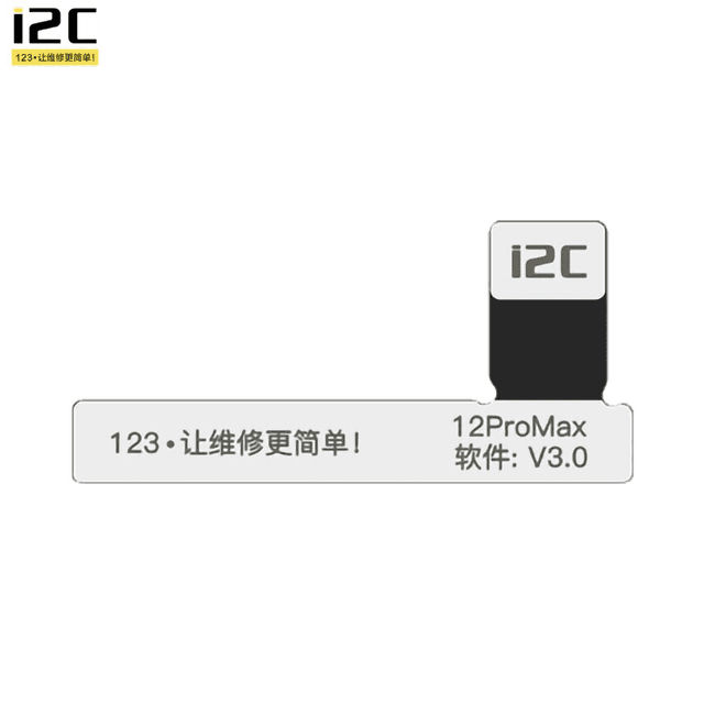Nappe de Réparation Batterie i2C i6S Externe pour Apple iPhone 12 Pro Max (sans Soudure, Batterie 100% et 0 Cycles de Charge)
