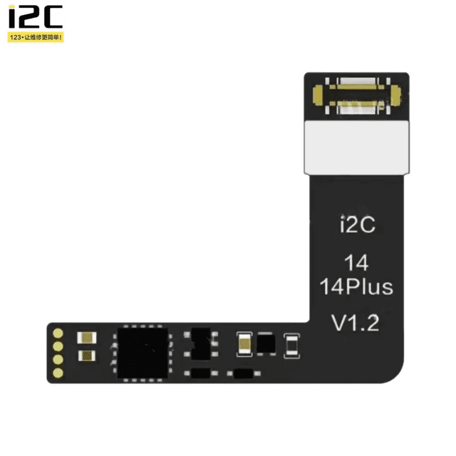 Nappe de Réparation Batterie i2C i6S Externe pour Apple iPhone 14 & 14 Plus (sans Soudure, Batterie 100% et 0 Cycles de Charge)