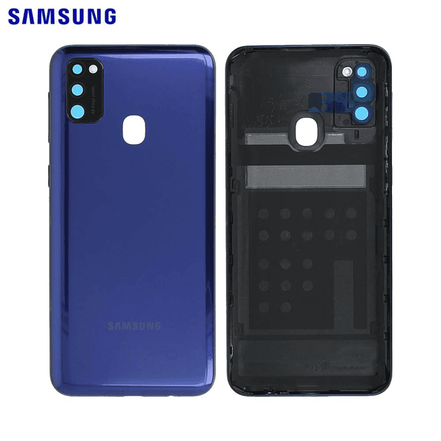 Cache Arrière Original Samsung Galaxy M21 M215 GH82-22609B Bleu