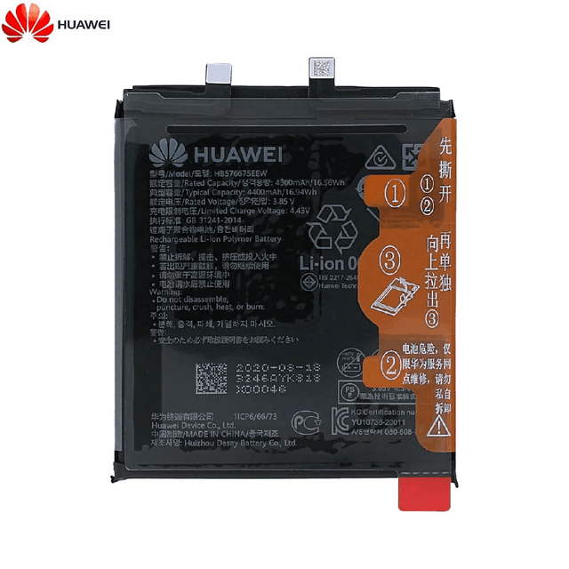 Batterie Original Huawei Mate 40 Pro 02353XXA HB576675EEW HB576075EEW