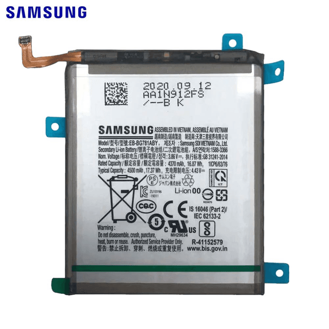 Batterie Original Samsung Galaxy S20 FE 5G G781/Galaxy S20 FE 4G G780/Galaxy A52 5G A526/Galaxy A52 4G A525/Galaxy A52s 5G A528 GH82-24205A EB-BG781ABY