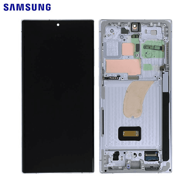 Ecran Tactile Original Samsung Galaxy S23 Ultra 5G S918 GH82-30465C GH82-30466C Vert