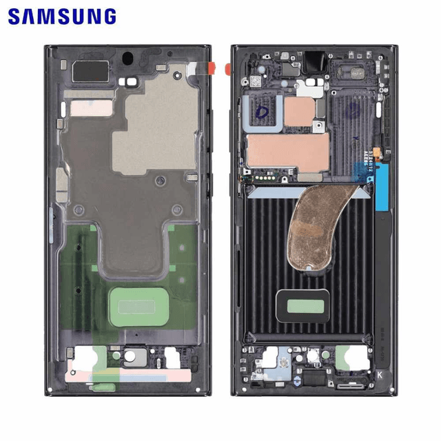 Châssis Original Samsung Galaxy S23 Ultra 5G S918 GH96-15833A Noir