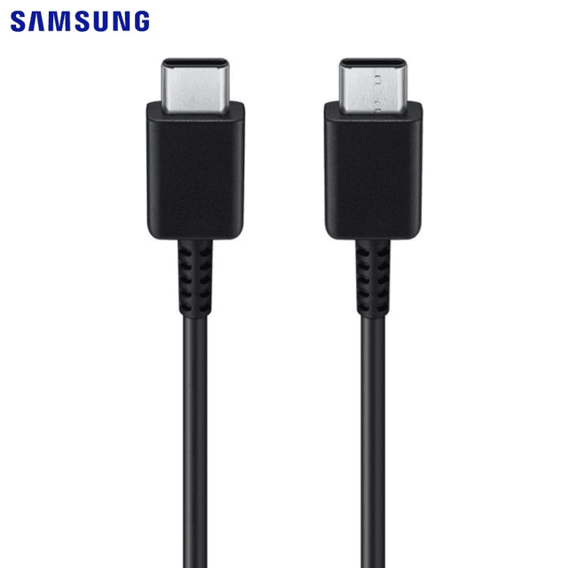 Câble Data Type-C vers Type-C Samsung EP-DA705BBE 25W 3A (1m) GP-TOU021RFBBW Bulk Noir