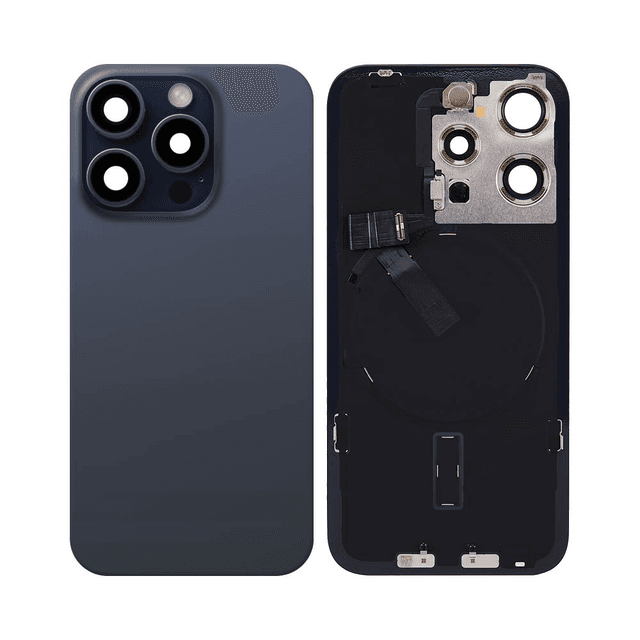 Cache Arrière Original Pulled (PIEC) Apple iPhone 15 Pro Titane Bleu