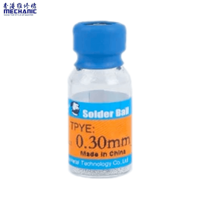 Billes d'Étain Mechanic XZ10 0,3mm Sn63/Pb37 (10000 pcs)