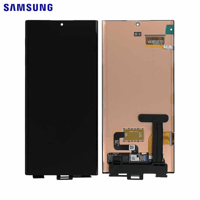Ecran Tactile Original sans Châssis Samsung Galaxy S22 Ultra S908 GH96-14788A Noir
