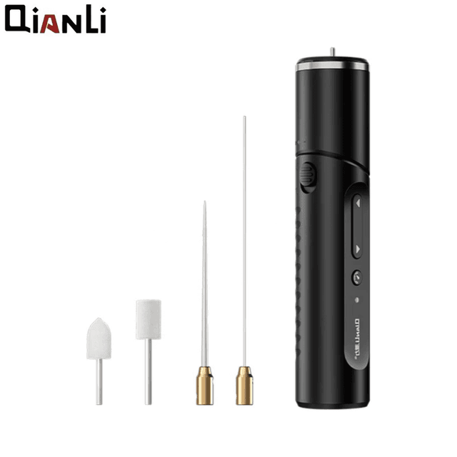 Outil Électrique de Retrait de Colle OCA QianLi Inclinable, Type-C avec Batterie & LED Verte